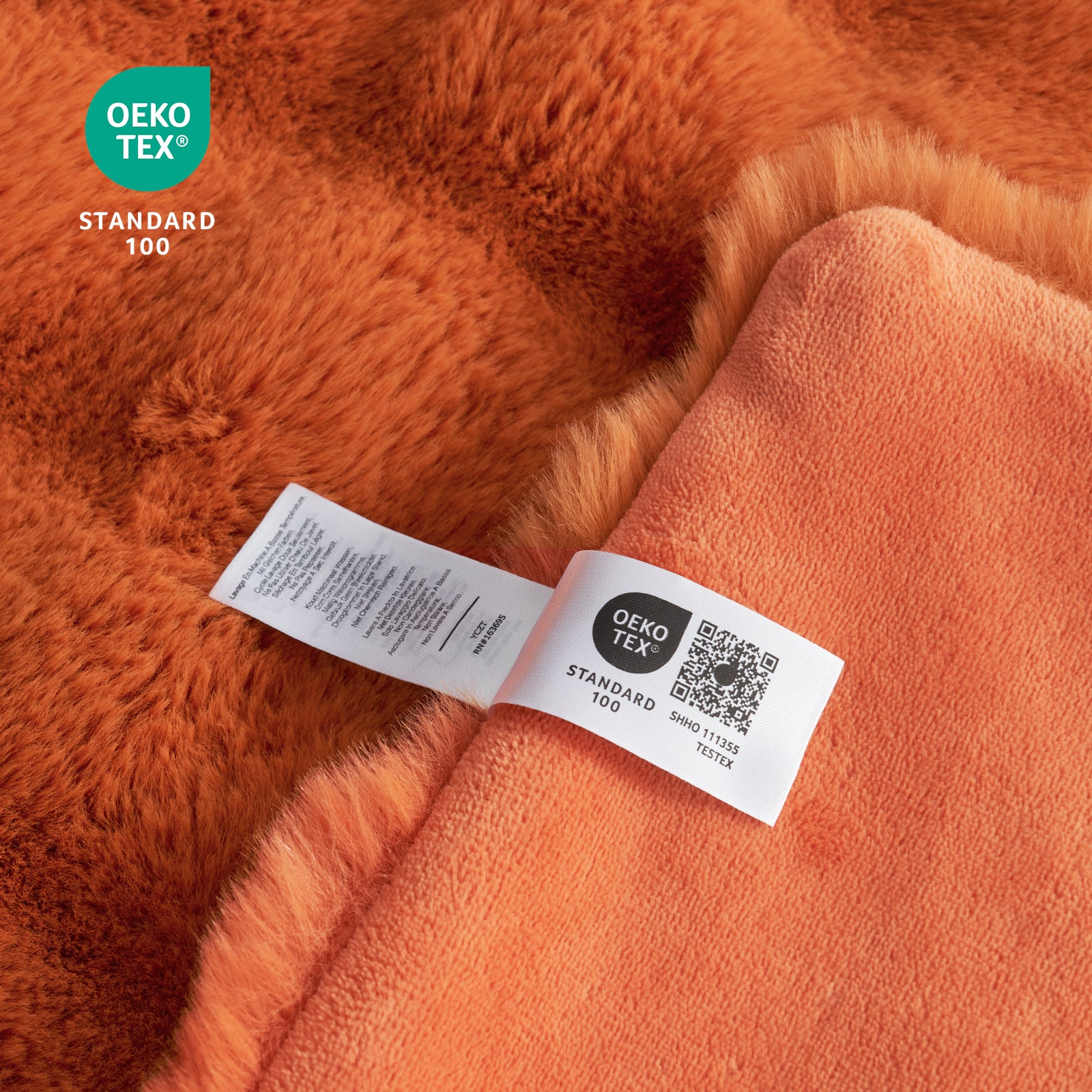 Bubble Faux Fur Throw Blanket - Tie-dye Pink