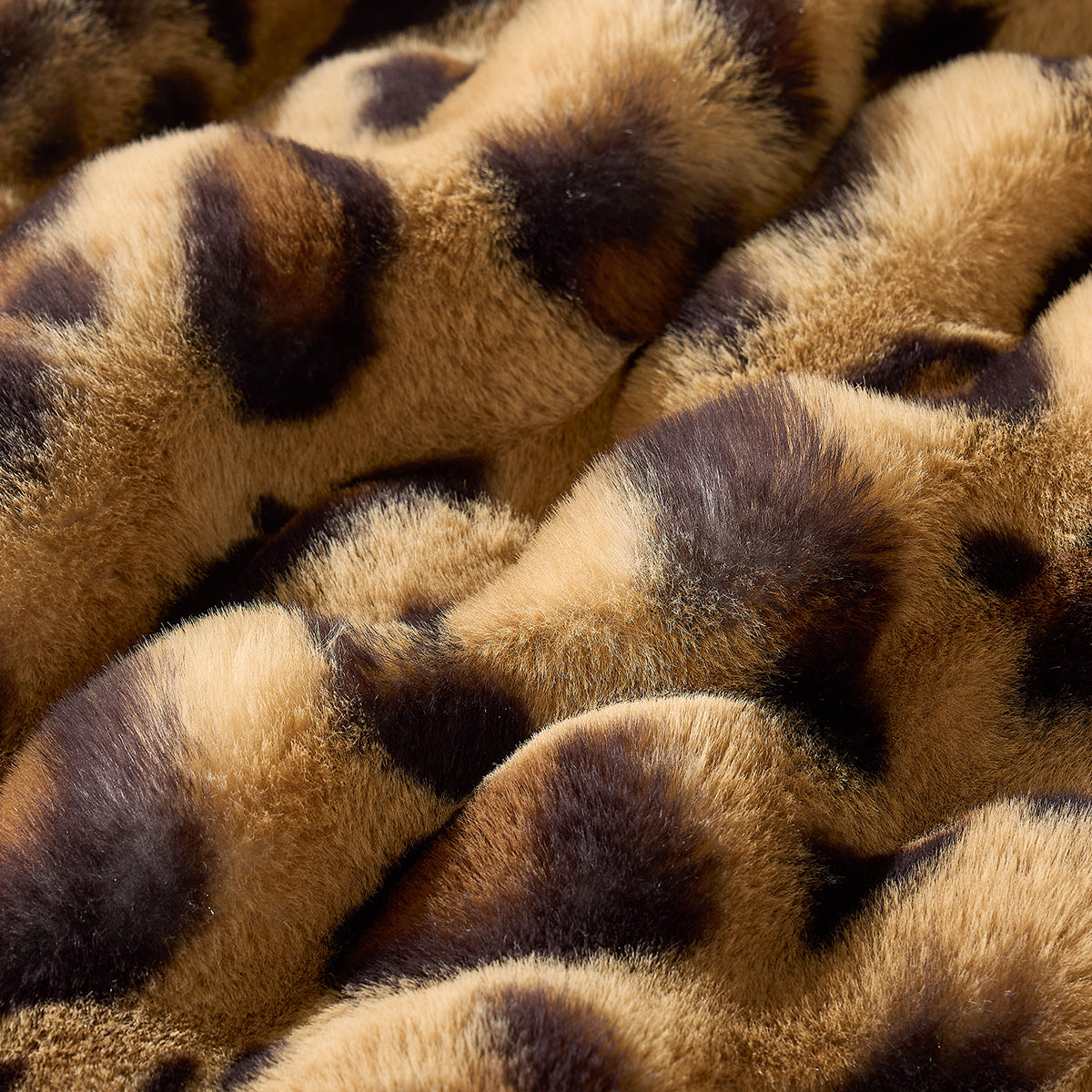 Bubble Faux Fur Throw Blanket - Tie-dye Pink