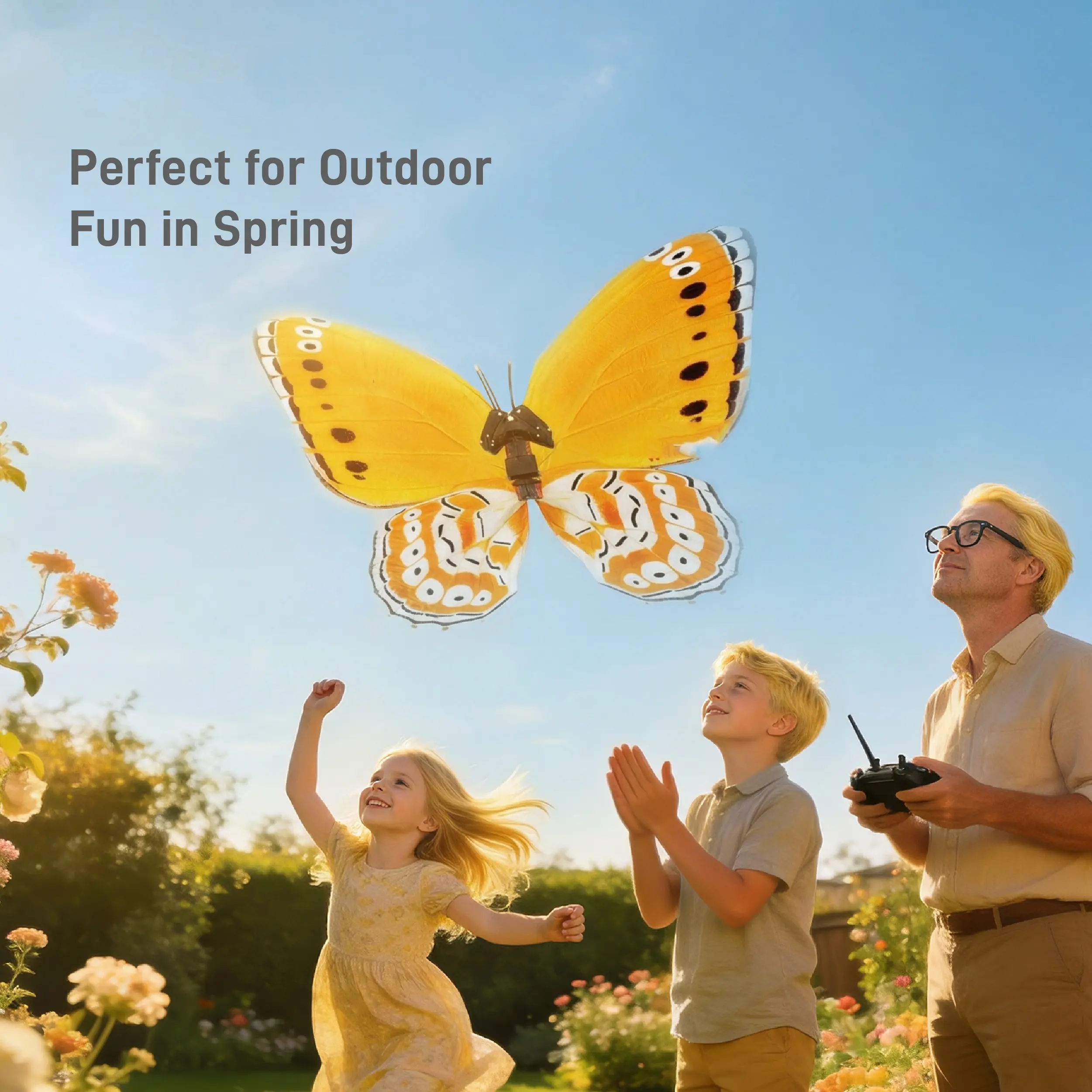 Bionic RC Flying Butterfly | Realistic Flapping Monarch | Cool Tech Toy & Gift