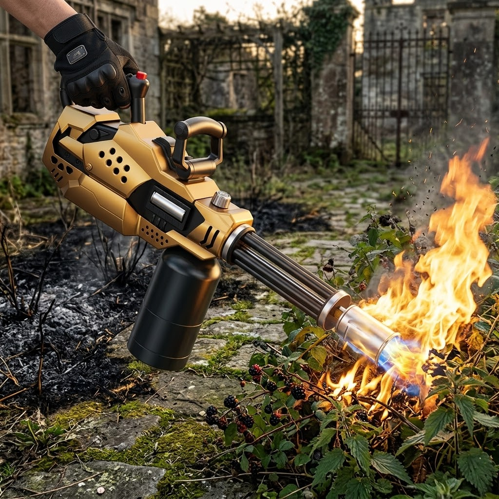 Powerful Propane Torch , Kitchen Blow Torch Gun with Adjustable Flame, Detachable Cooking Torch for Searing Steak, Camping, BBQ, Welding (Tank Not Included) fathersdaygiftideasPowerful Propane Torch , Kitchen Blow Torch Gun with Adjustable Flame, Detachab