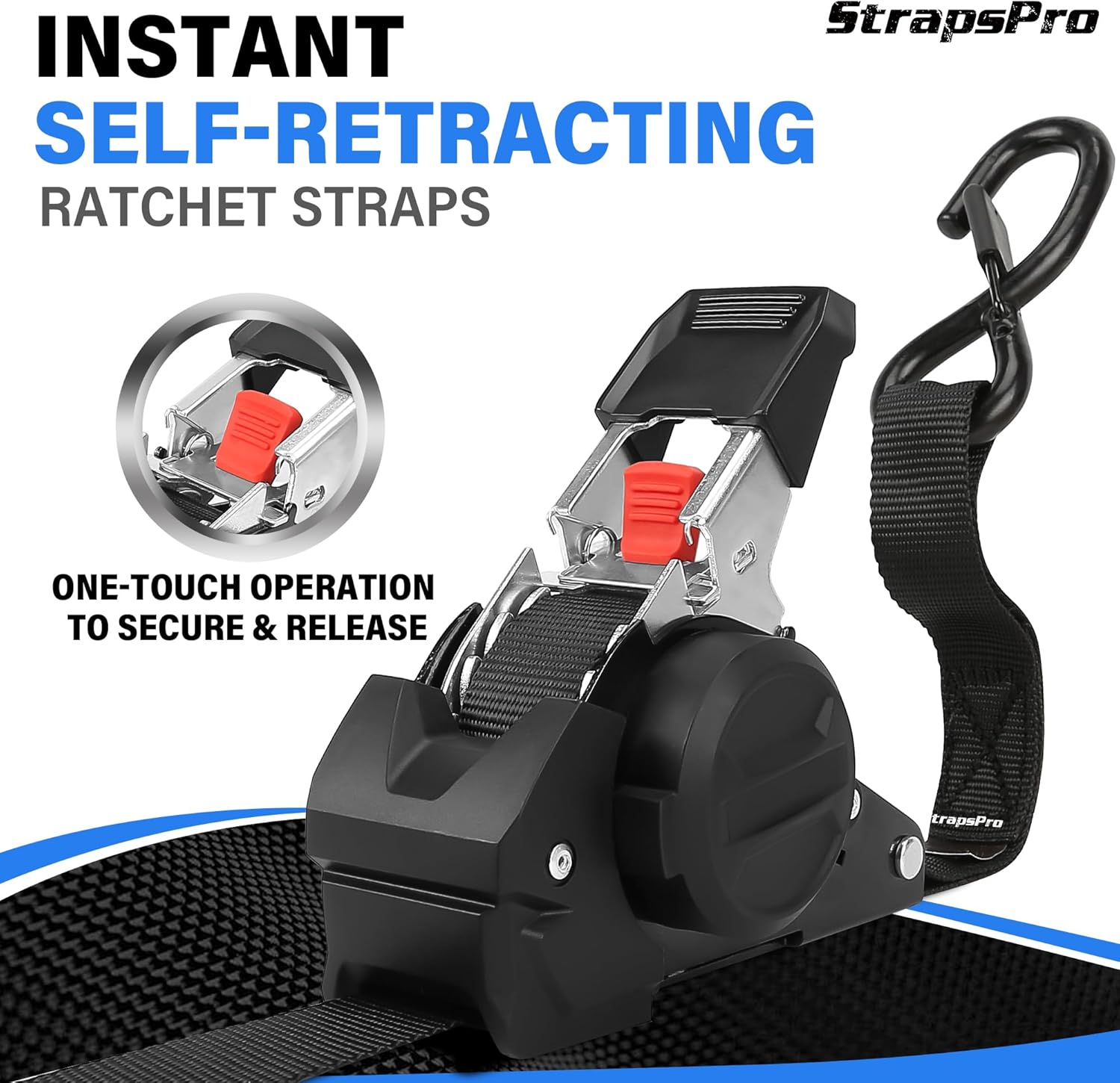 The World's #1 Retractable Ratchet Straps for Pro-LevelSecurity.
