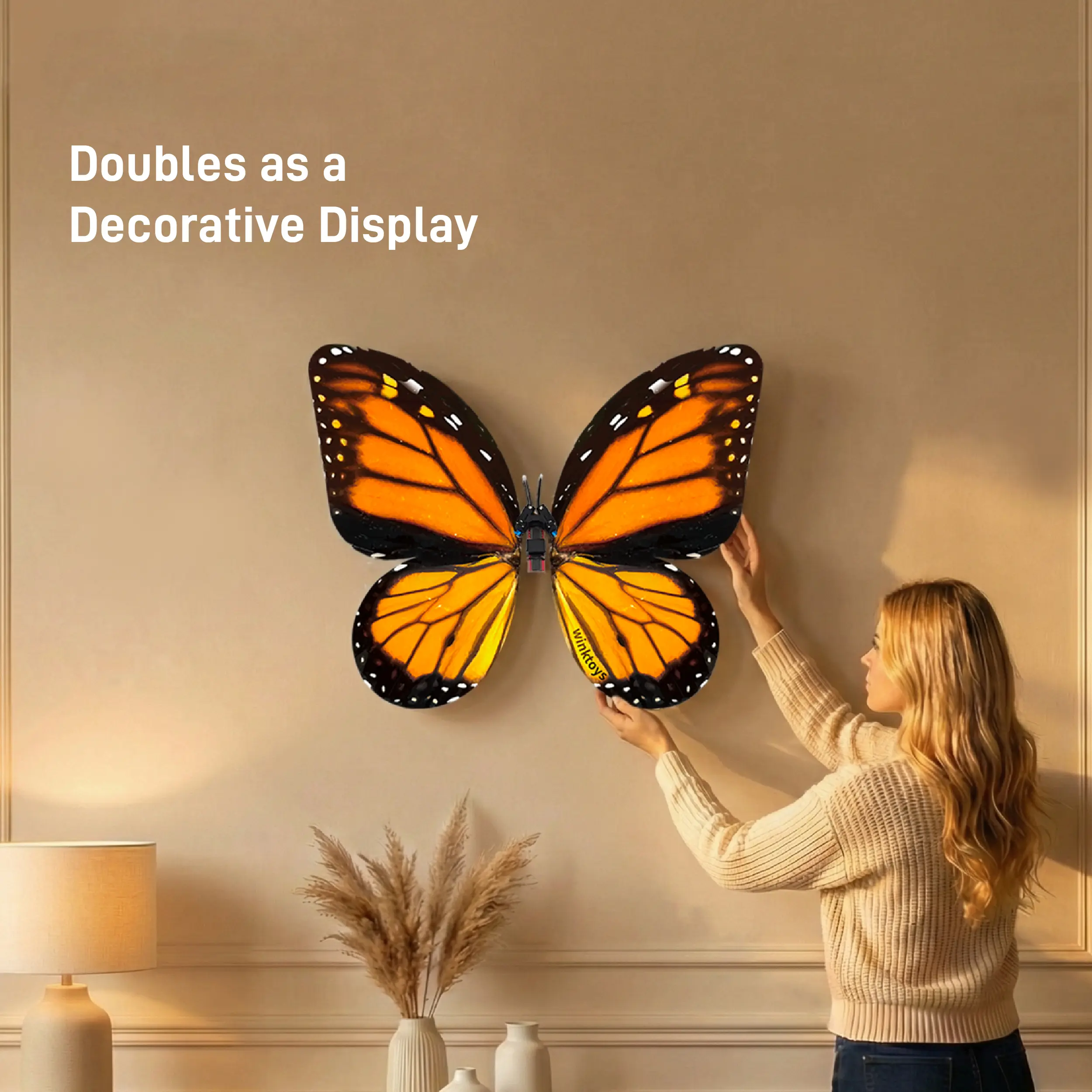 Bionic RC Flying Butterfly | Realistic Flapping Monarch | Cool Tech Toy & Gift