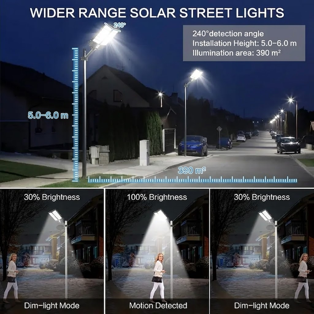 Solar Flood Lights 800 LEDs Motion Sensor Remote Control IP65 Waterproof 3 Brightness Modes Super Bright Outdoor Security Lights,summervibes