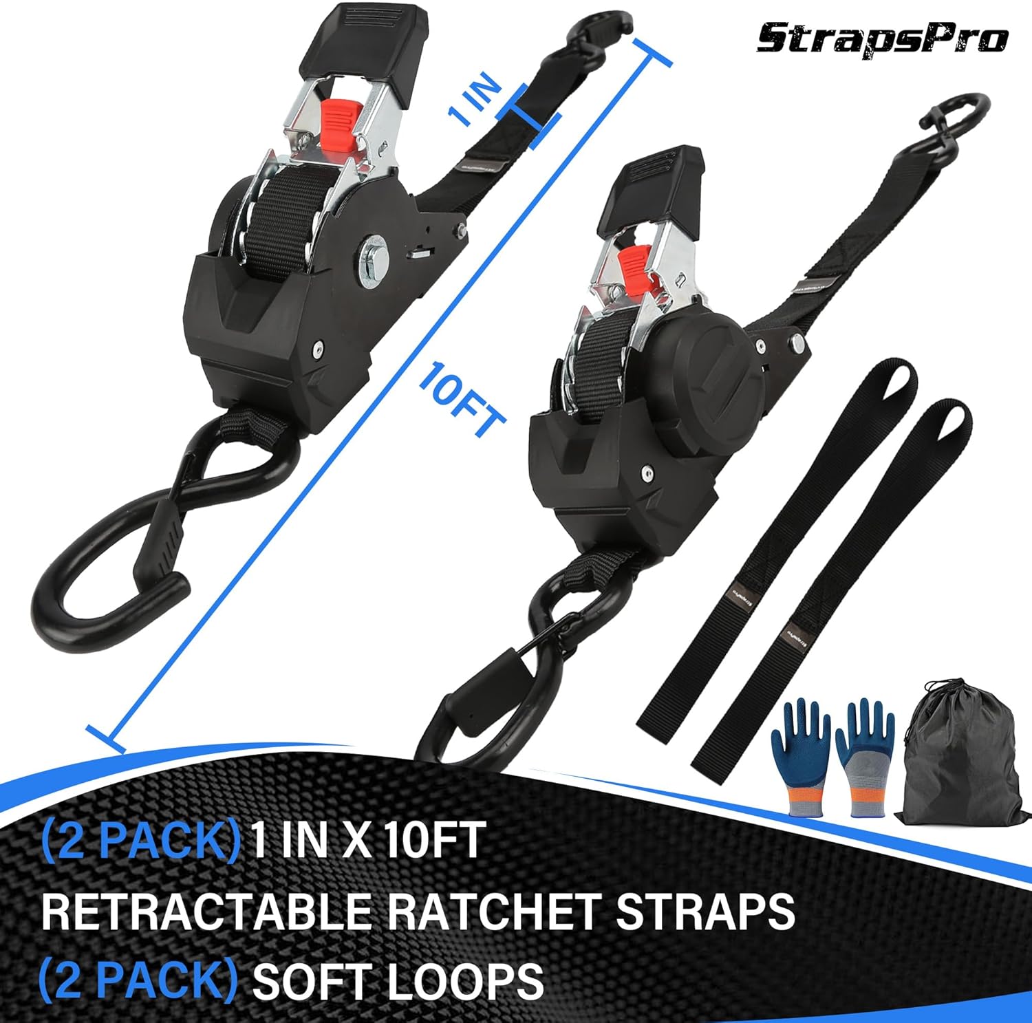 The World's #1 Retractable Ratchet Straps for Pro-LevelSecurity.