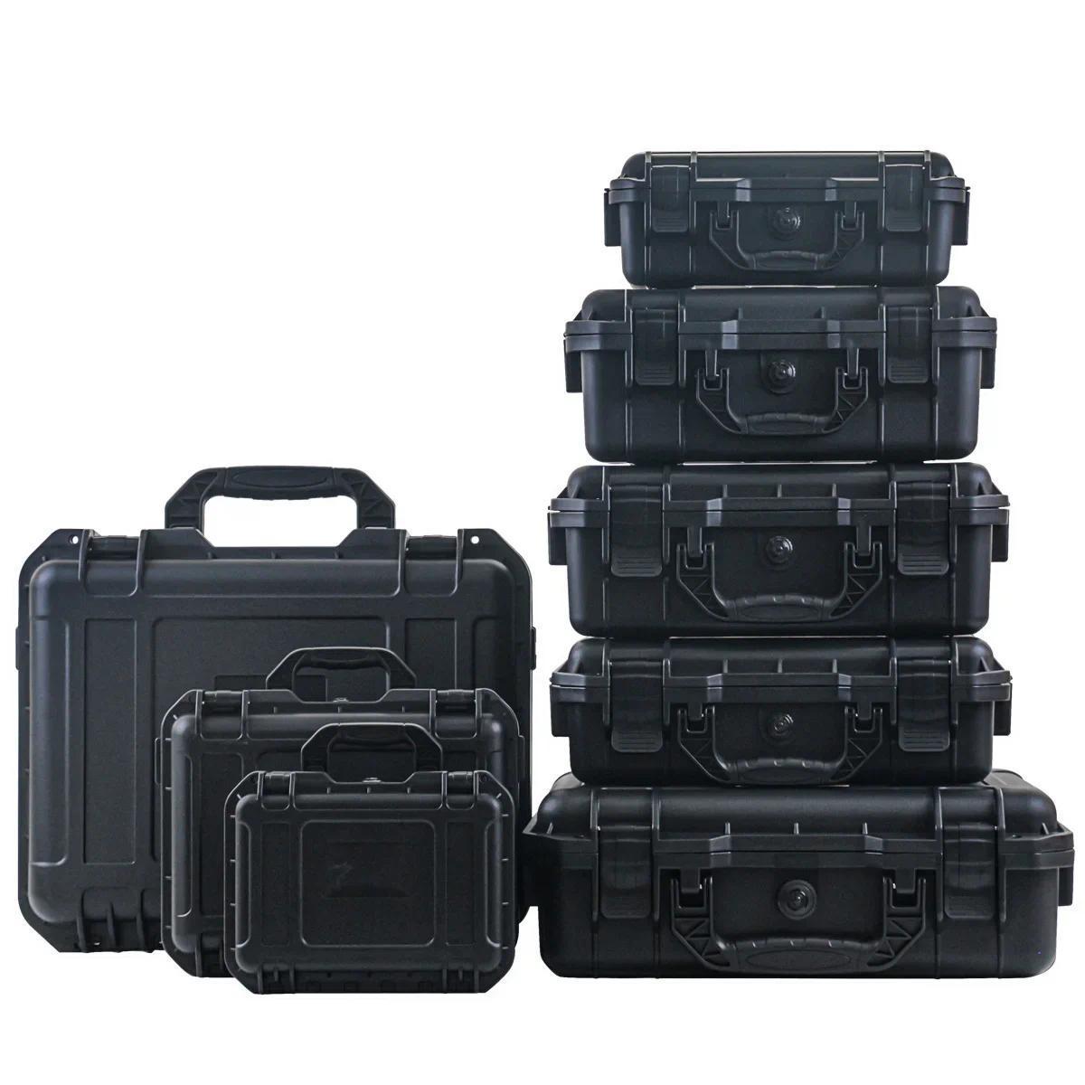 Waterproof Hard Carry Case Bag, Tool Case with Pre-cut Sponge Storage Box, Safety Protector Organizer, Hardware Toolbox, Home Repair Toolbox, Durable Toolbox, Tool Storage Container