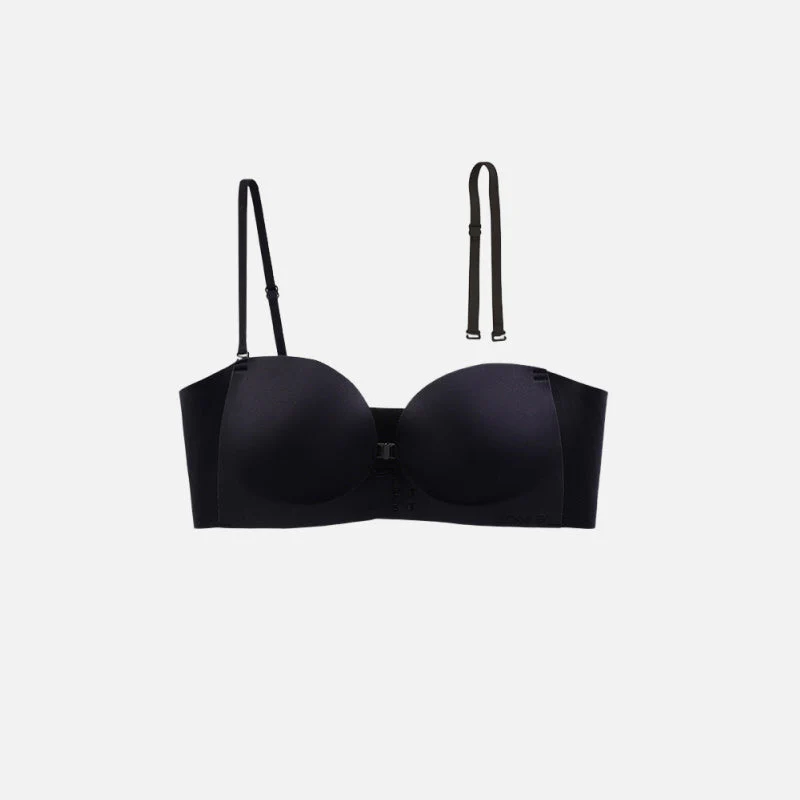 💜Seamless Front Closure Bra With Adjustable Straps  2