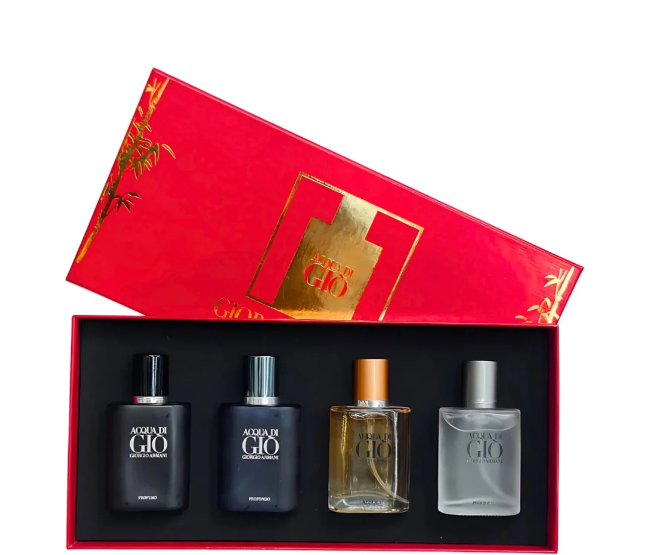 Giorgio Armani ACQUA DI GIO Set 4IN1 Red Box Set 4×30ml Perfume Fragrance Cologne