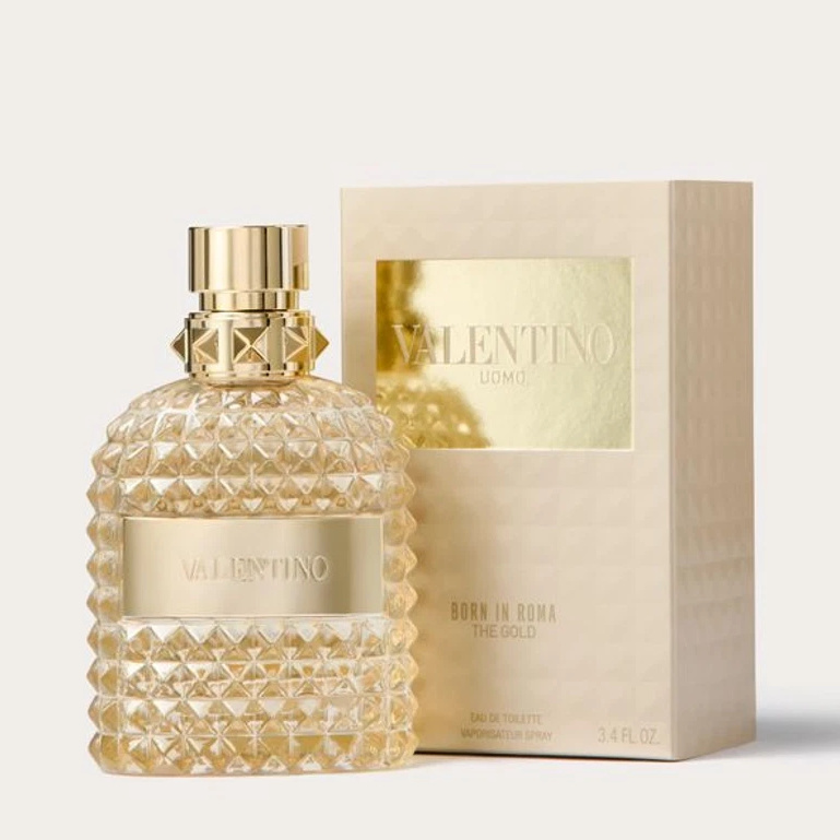 Born in Roma The Gold Uomo Valentino 100ml Perfume Fragrance Cologne