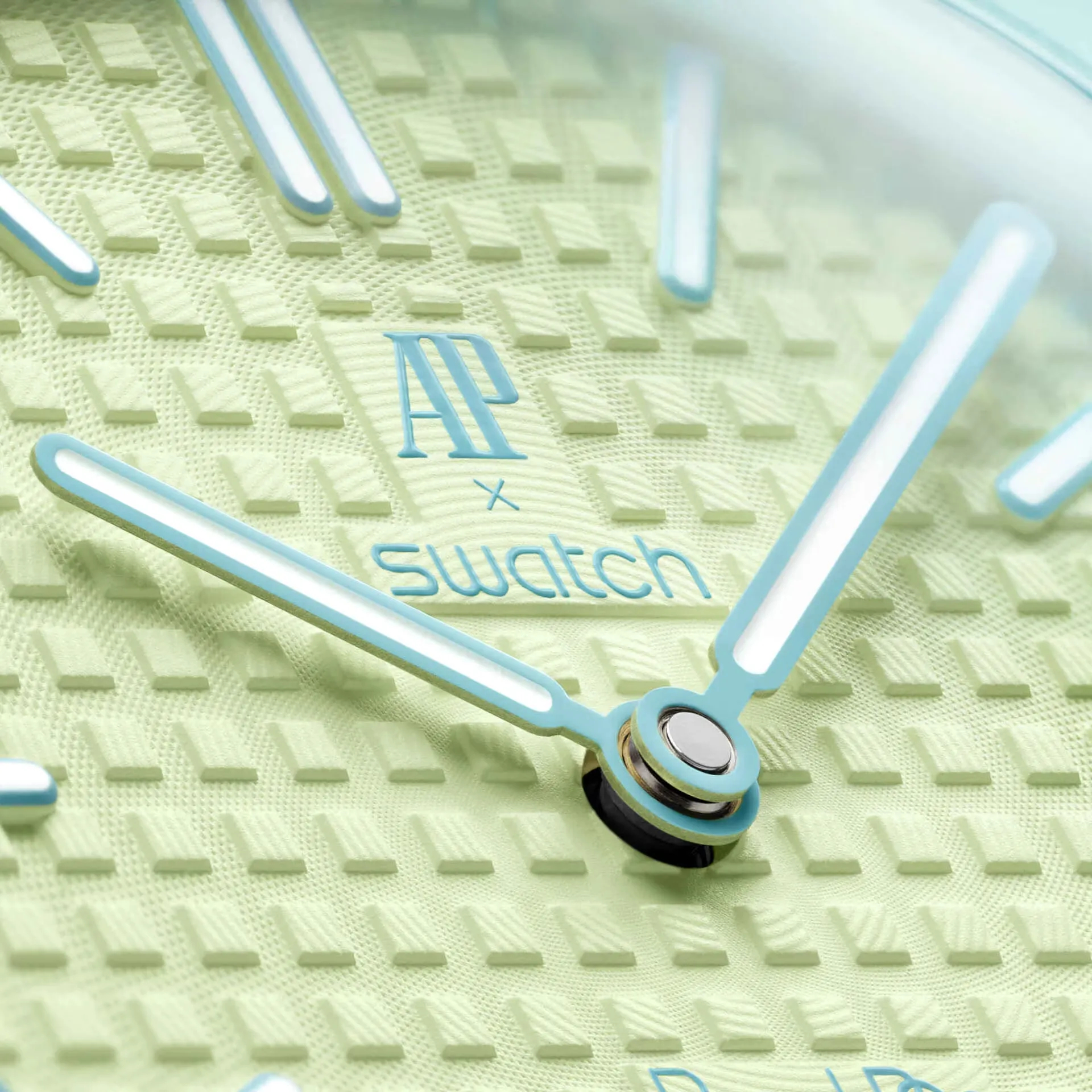Audemars Piguet × Swatch Royal Pop Verde Menta Pocket Watch Lanyard