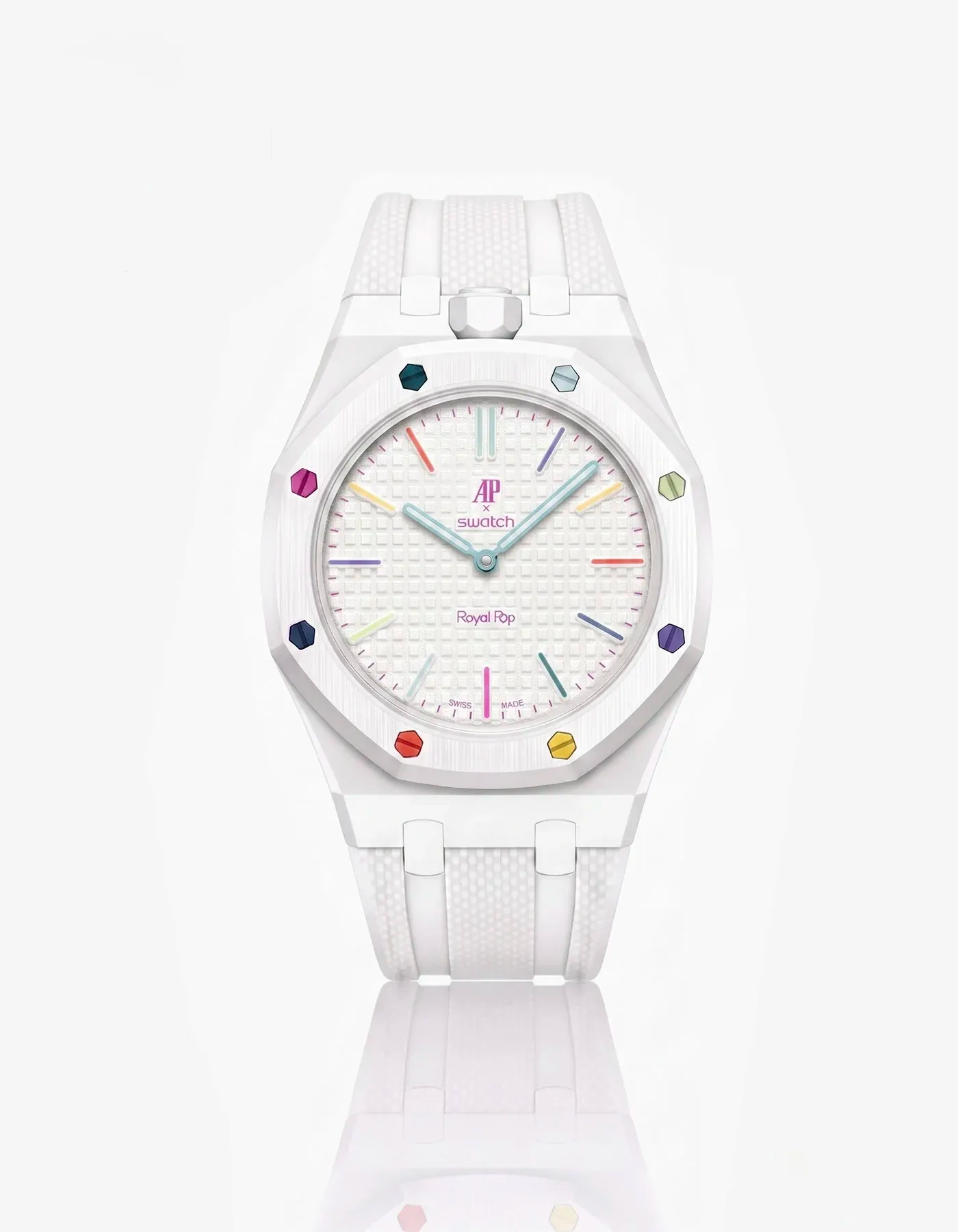 Audemars Piguet × Swatch Royal Pop Huit Blanc