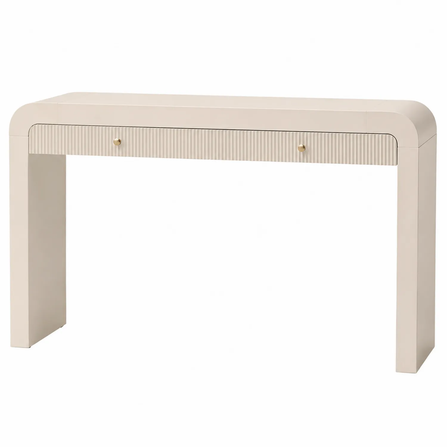 Konsolentisch Rechteckig Beige MDF 120 cm x 40 cm x 80 cm