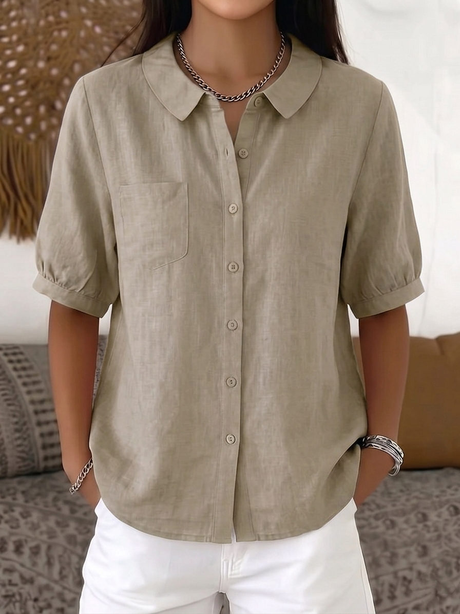 New Arrivals🔥 Women's Casual Loose Cotton-Linen Top