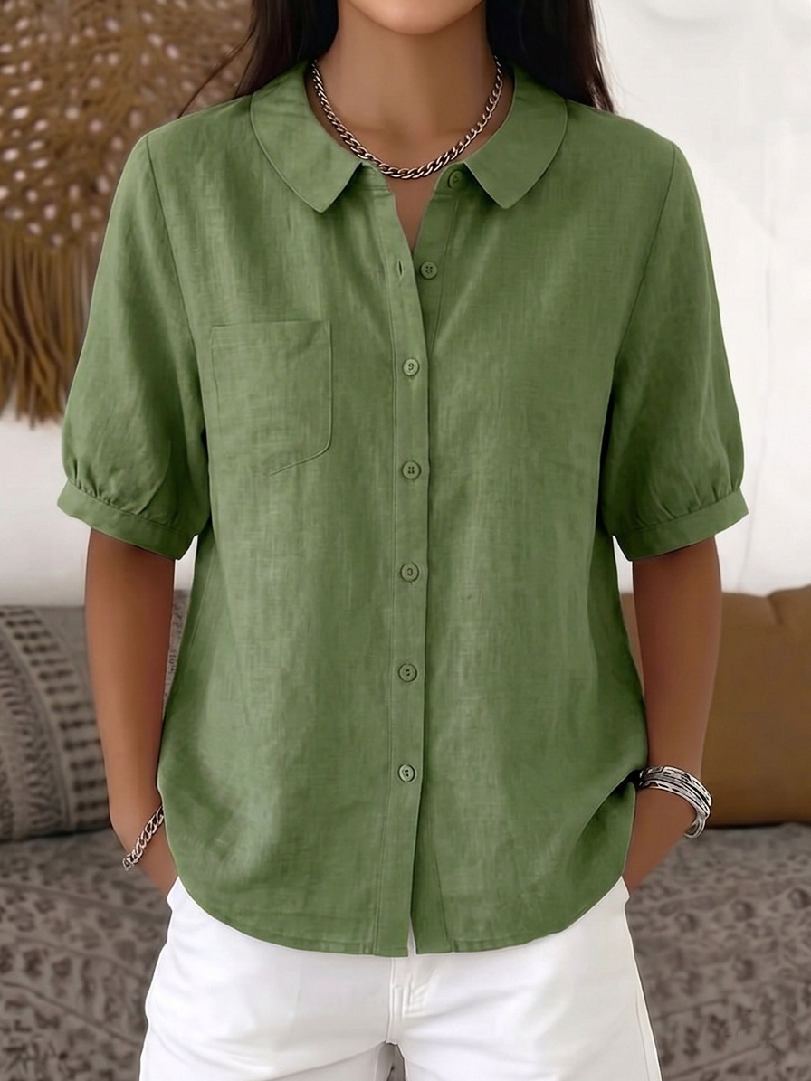 New Arrivals🔥 Women's Casual Loose Cotton-Linen Top