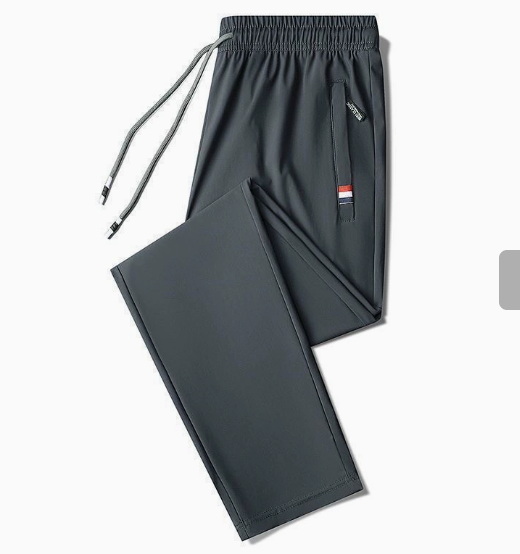 Men's Quick-Dry Cooling Ice Silk Casual Pants | Lightweight Stretch Summer Trousers