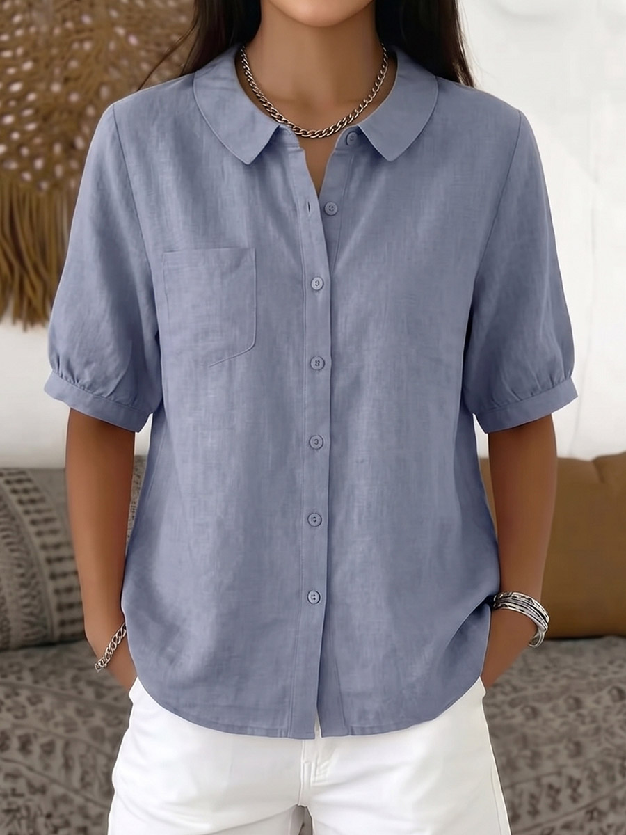 New Arrivals🔥 Women's Casual Loose Cotton-Linen Top
