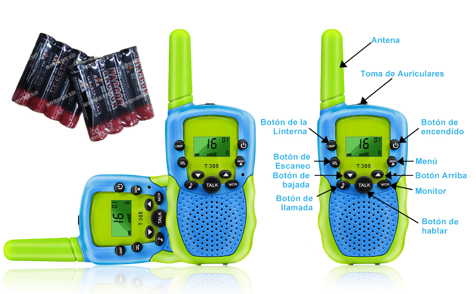 radios de comunicacion niños