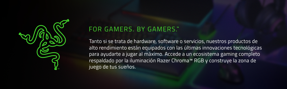 Iluminación RGB Chroma - Sensor Óptico de 26K DPI - 11 Botones Programables -  Negro