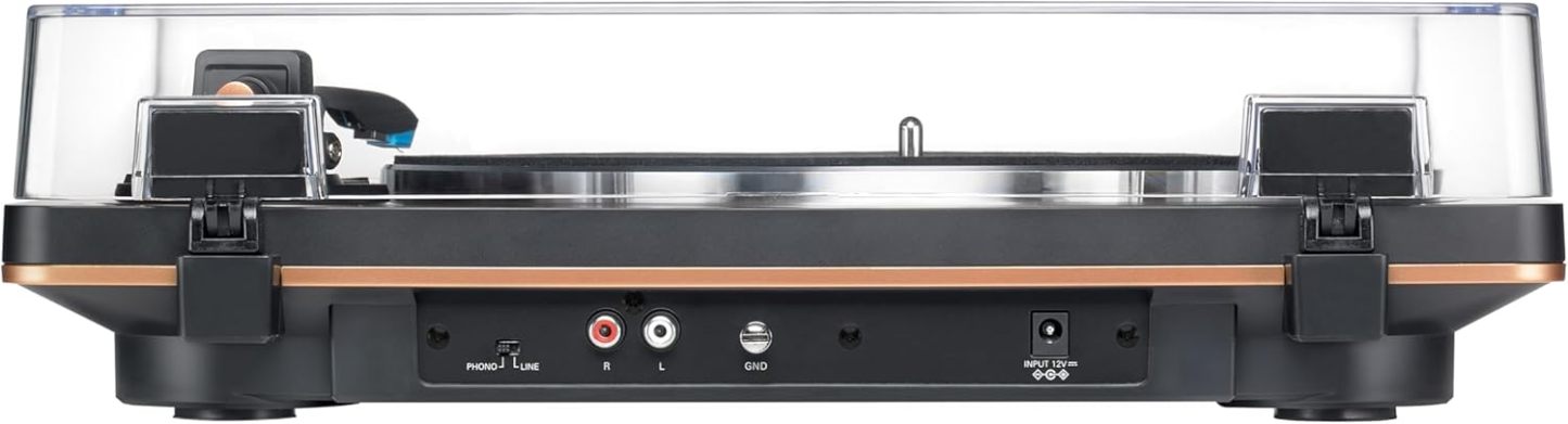 Audio-Technica AT-LP70XBT - Tocadiscos inalámbricos (Negro/Bronce)