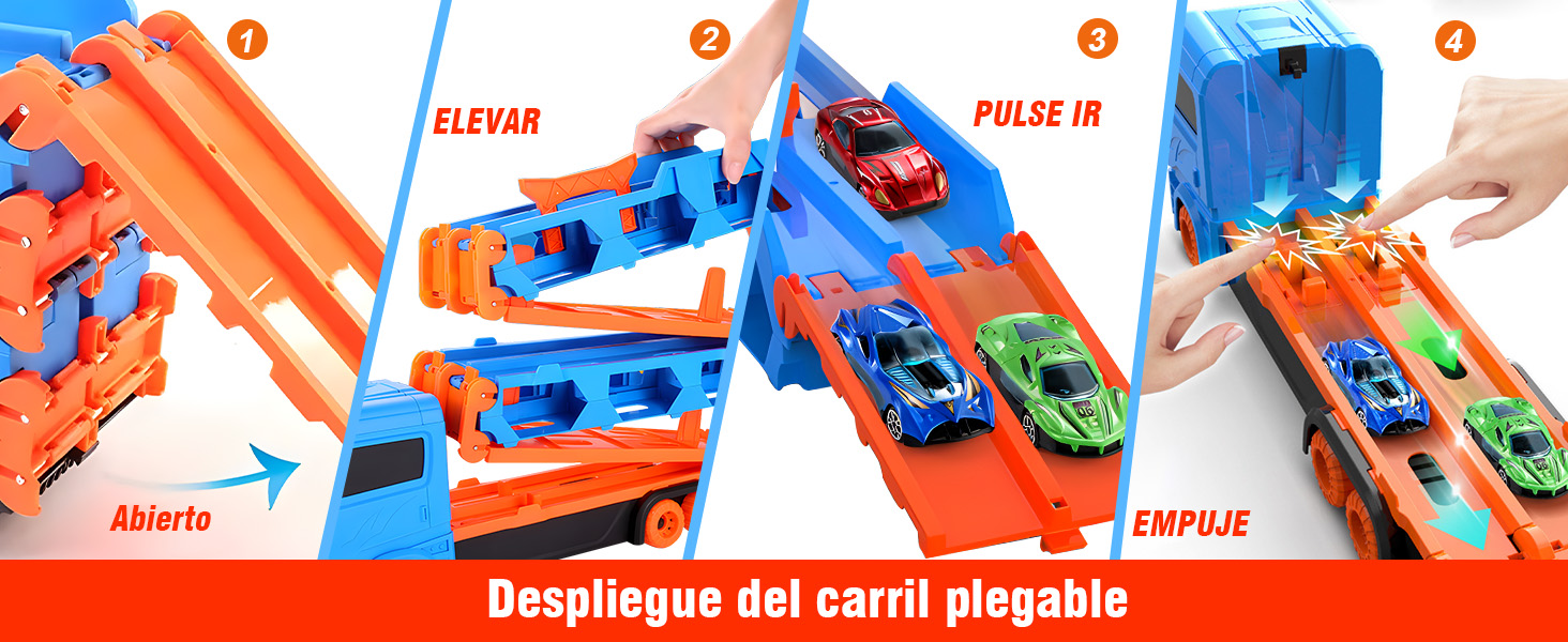Despliegue del carril plegable