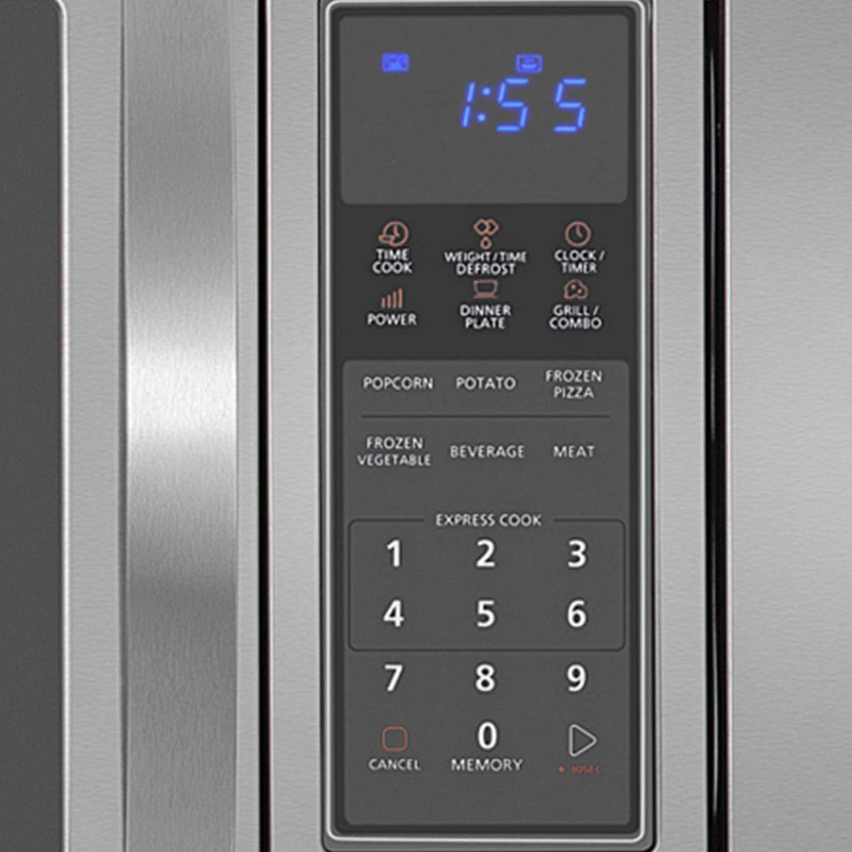 Mabe - Horno Microondas IO IO110MDI 1.1 Acero Inoxidable con Espejo