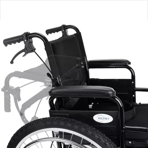 Silla De Ruedas Todo Terreno Extra Resistente Frenos De Lujo