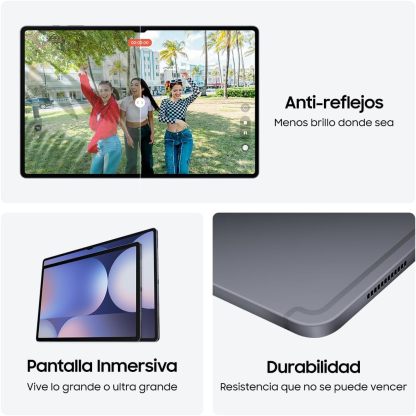 SAMSUNG Galaxy Tab S10 Ultra Plata 16GB RAM 1TB, AI, Spen, 1 año con Garantía