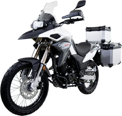 DINAMO Motocicleta Doble Propósito Cross Country ADV Blanca 2024