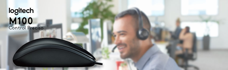 M100, mouse para pc, mouse para computadora, mouse logitech, logitech