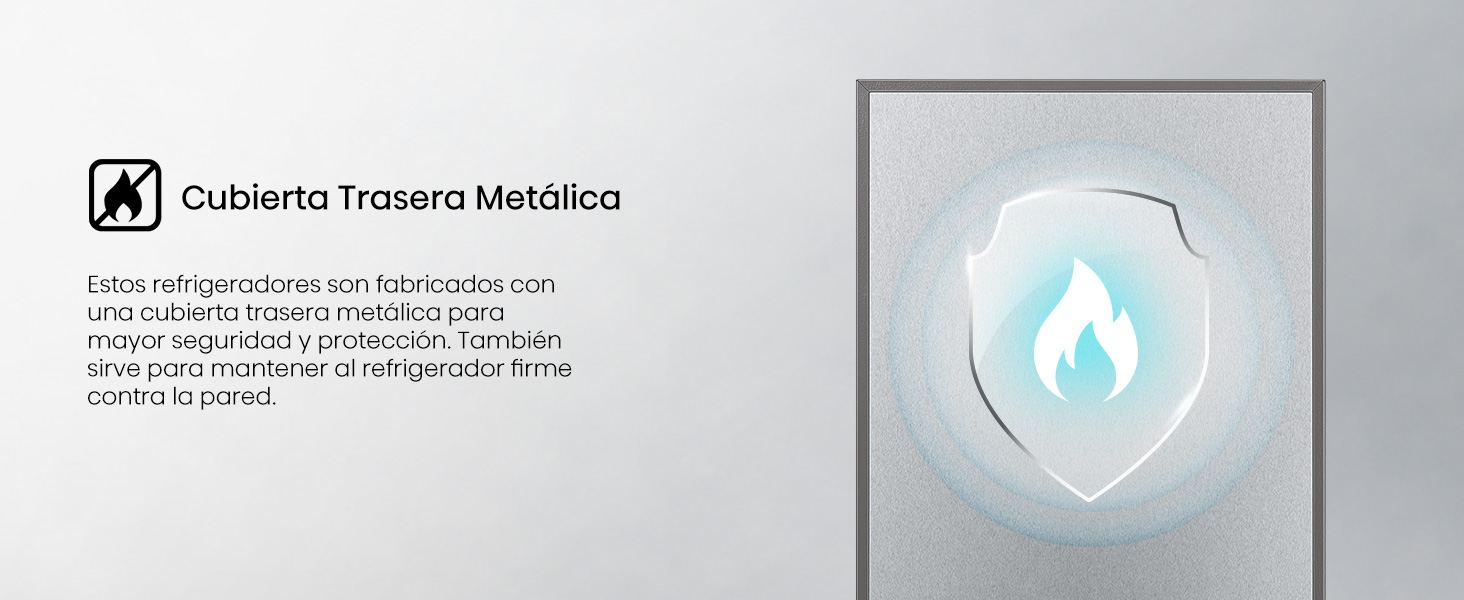 Cubierta Trasera Metálica