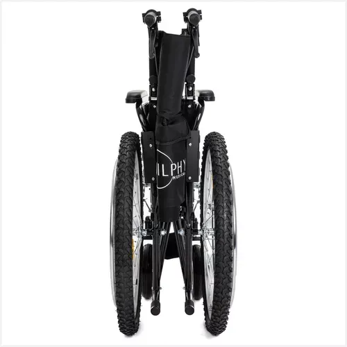 Silla De Ruedas Todo Terreno Extra Resistente Frenos De Lujo