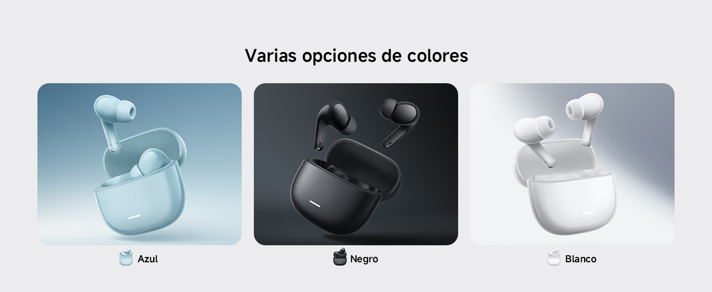 varias opciones de colores