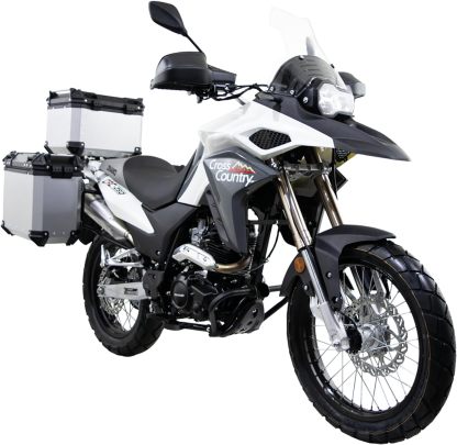 DINAMO Motocicleta Doble Propósito Cross Country ADV Blanca 2024