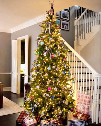 Árbol de Navidad mágico con luces LED