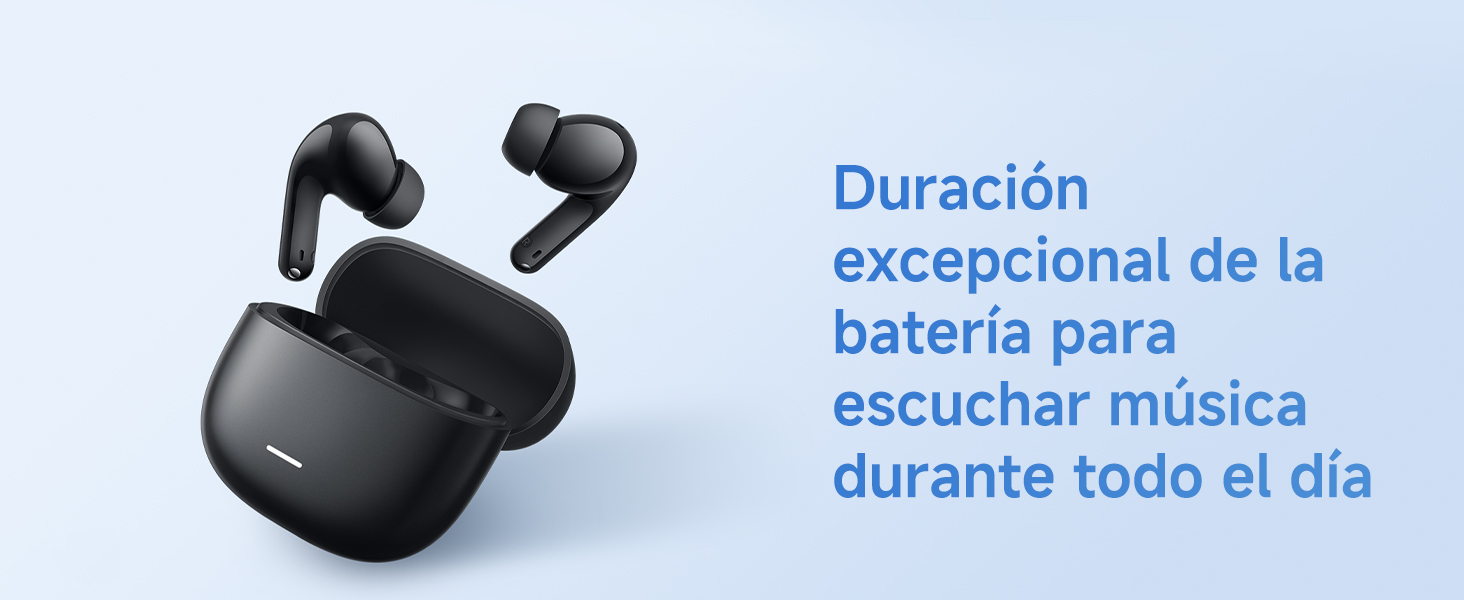 Duracion excepcional de la bateria para escuchar