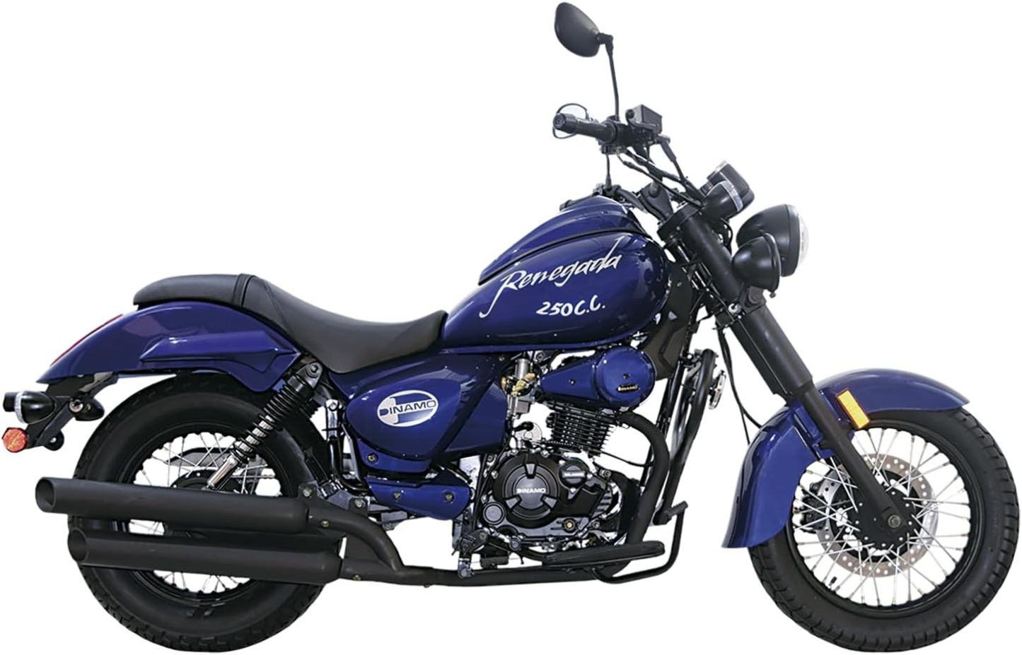 DINAMO Motocicleta Clásica Renegada 250 Azul 2024