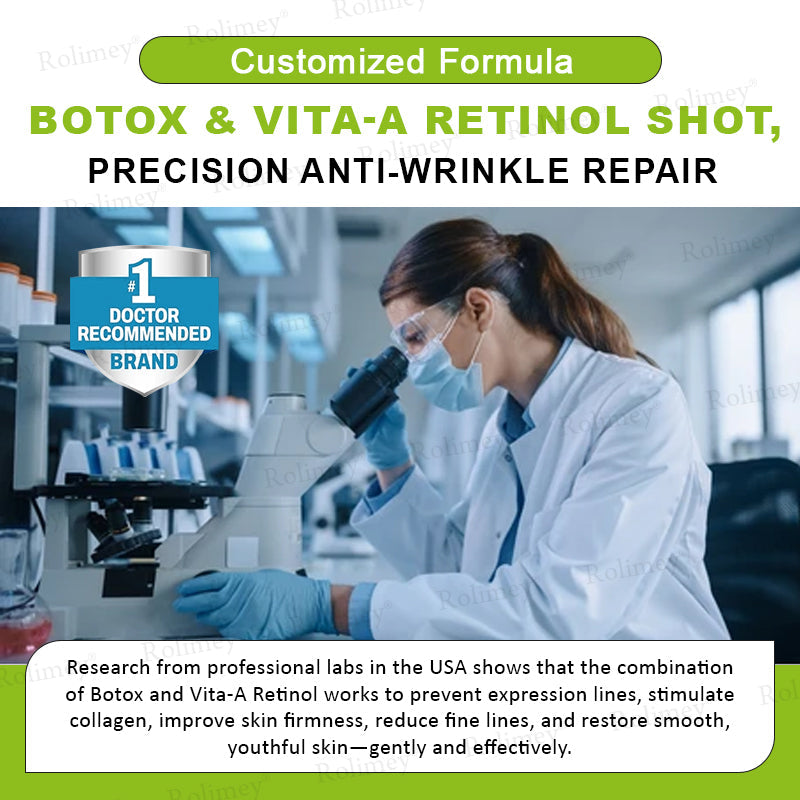 ✨👨‍⚕️♦️Made and shipped from the UK 💫Rolimey® Botox & Vita-A Retinol Shot Wrinkle-Lift Tightening cream - Last Day Promotion 70% OFF