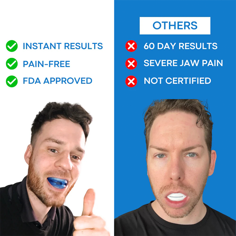 Upgraded Design！ Universal Anti-Snoring Mouthpiece - Adjustable Comfort Fit for Better Sleep 😴