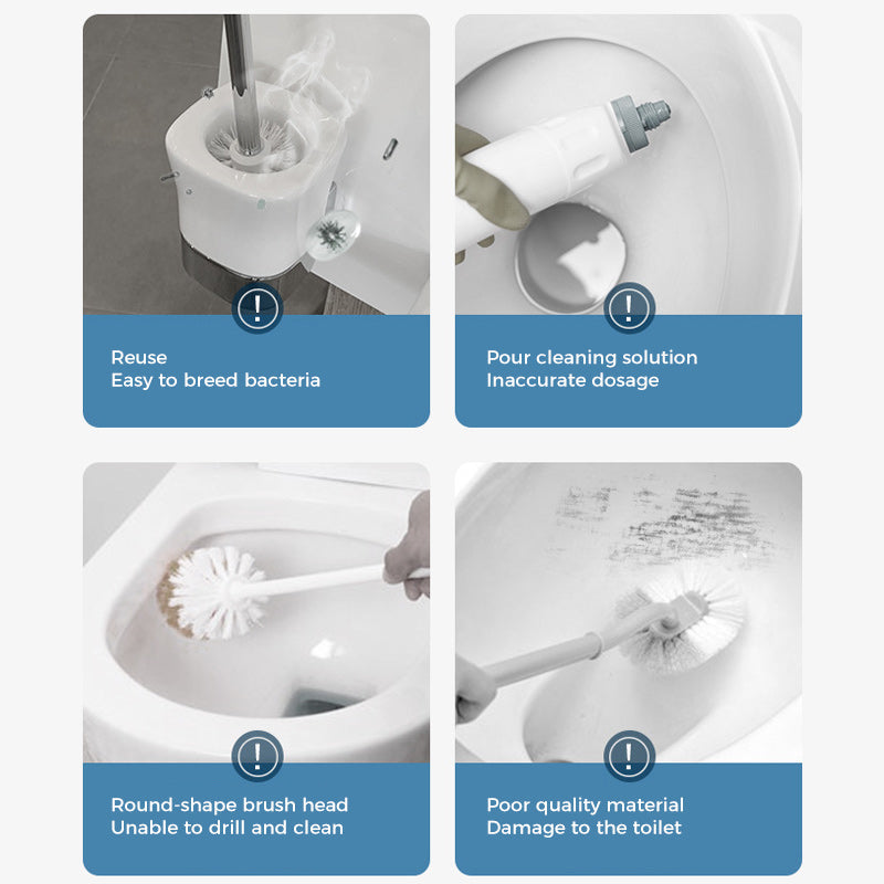 ⚡Today’s Special Price！  Disposable Toilet Cleaning System – Hygienic One-Click Cleaning, No Residue Left, Easy to Use & Disposable 🧼
