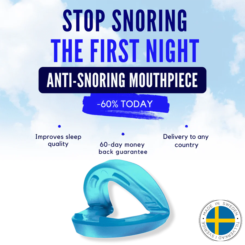 Upgraded Design！ Universal Anti-Snoring Mouthpiece - Adjustable Comfort Fit for Better Sleep 😴