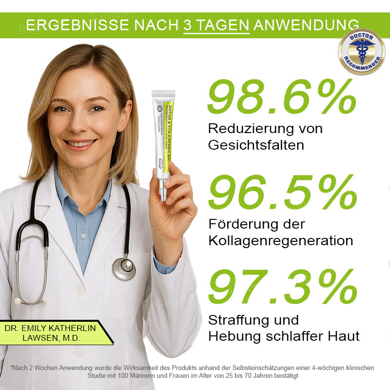 Rolimey® Retinol & Botox Shot ✓ Dermatologisch getestete Lifting-Creme