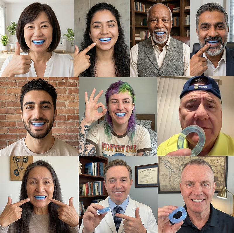 Upgraded Design！ Universal Anti-Snoring Mouthpiece - Adjustable Comfort Fit for Better Sleep 😴