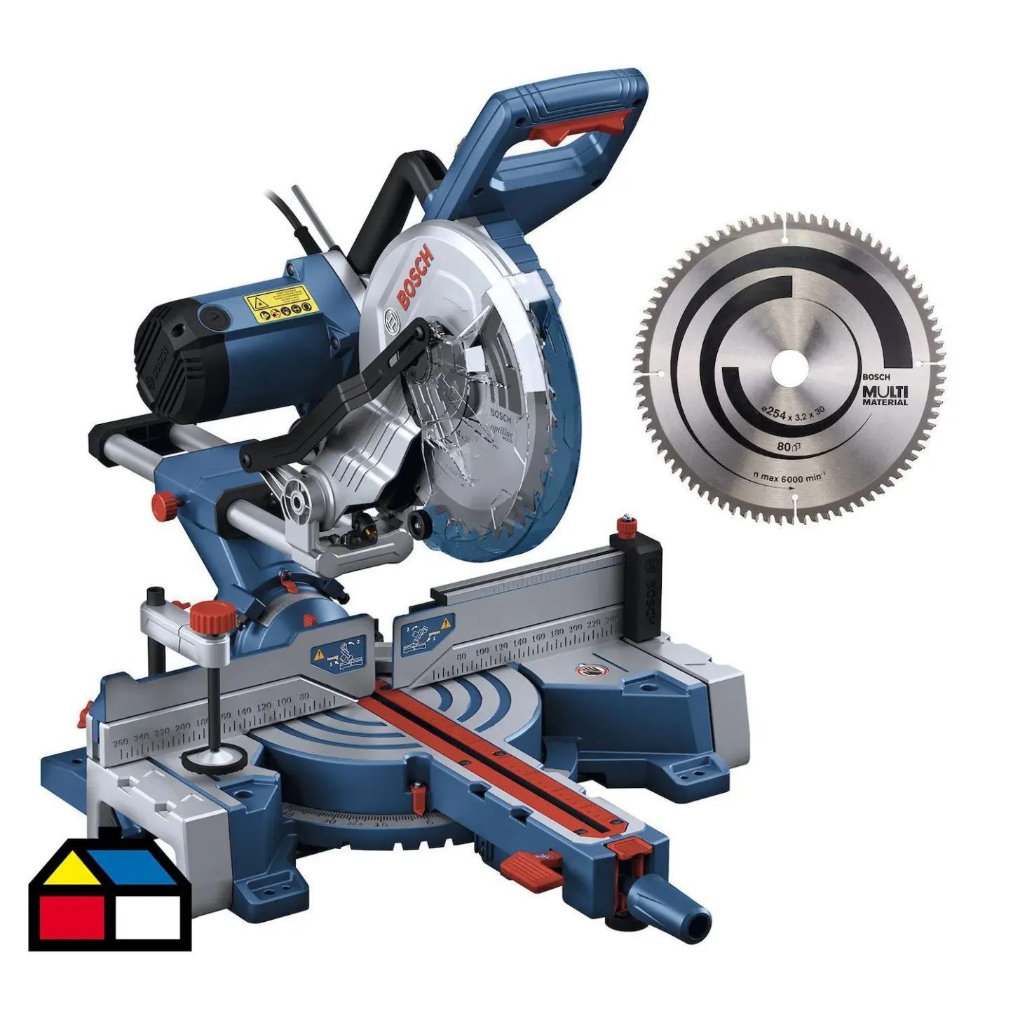 Ingleteadora telescópica 10" 1800W