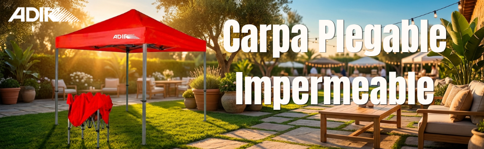 Carpa plegable