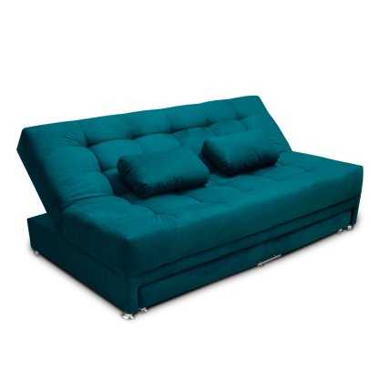 Sofa cama Nido Tarima Matter tela turquesa
