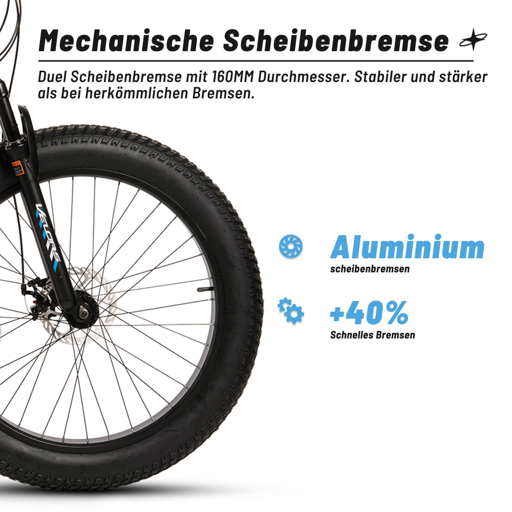 Bicicleta de montaña, Fat Bike, neumático grueso de 26 pulgadas 4.0 MTB, transmisión Shimano de 21 velocidades, frenos de disco mecánicos, fácil de montar, ideal para uso diario en montañas, escuela o trabajo, etc