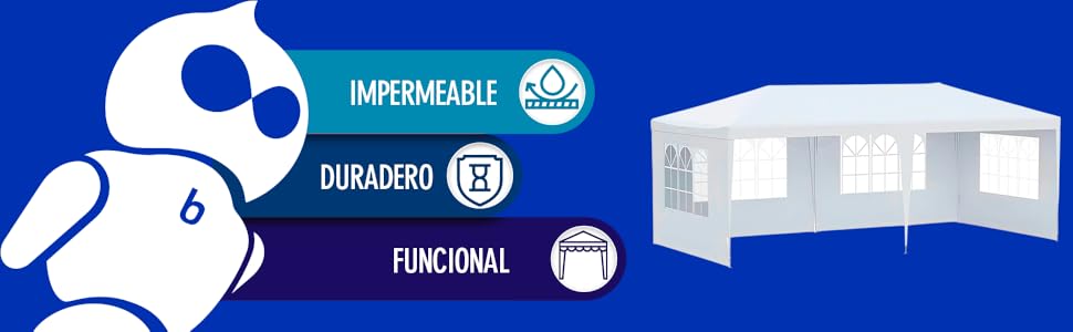 Toldo con carpa