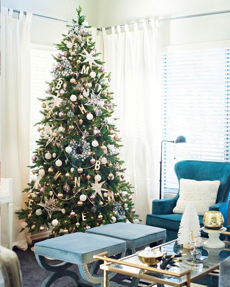 Árbol de Navidad mágico con luces LED
