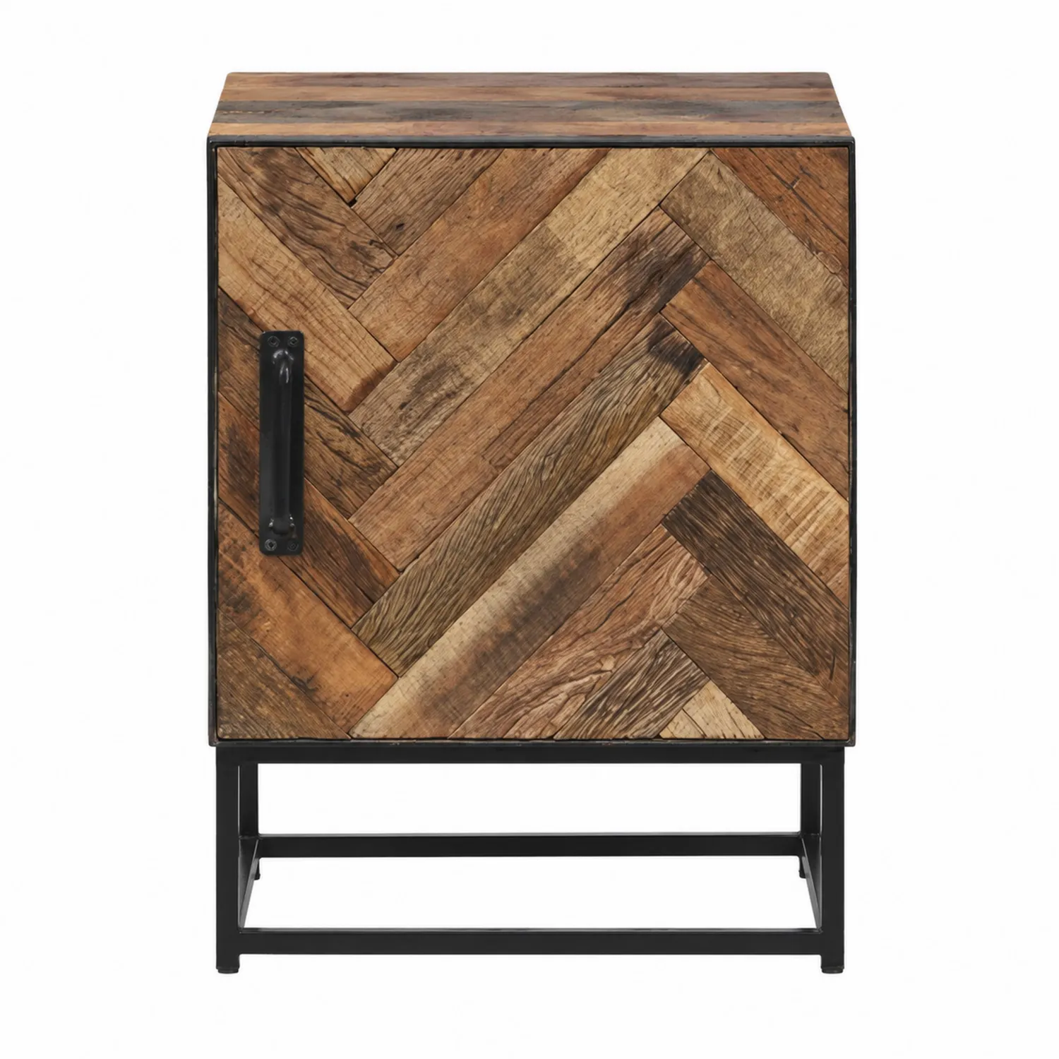 Holzeinrichtungsschrank Stahlgestell 60x40x30 cm-Earthlofteu