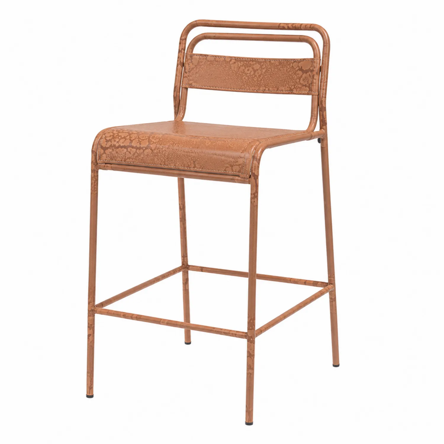 Barhocker Eisen Braun Rostoptik 105cm-Earthlofteu