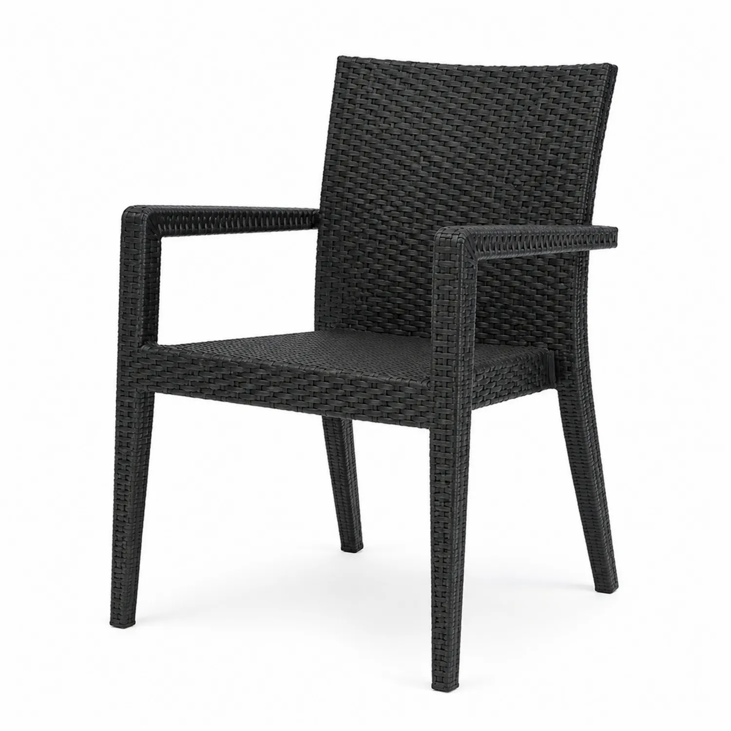 Stuhl Schwarz Polyethylen 55x60x85 cm-Earthlofteu